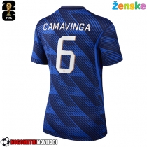 Ženske Nogometnih dresov Francija Eduardo Camavinga #6 Domači SP 2026 Kratki rokavi
